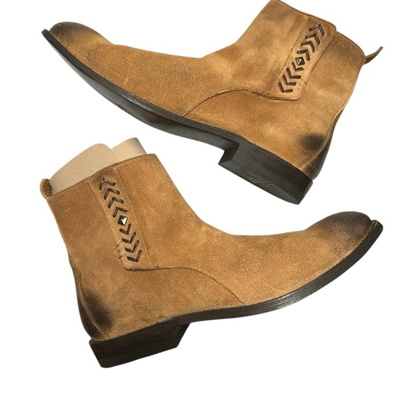 Old Gringo Tan Leather Ankle Boots size 12 new without tags, no box main image 15